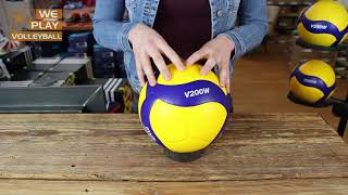 Ball Volleyball Mikasa V 330W Größe 5 gelb Volley 