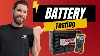 How to test a car battery