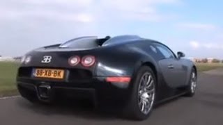 Bugatti Veyron vs BMW M3(An airstrip drag race between a Bugatti Veyron and Dutch racing driver Ho-Pin Tung in a new E92 M3. View the original on: ..., 2007-09-25T10:44:40.000Z)