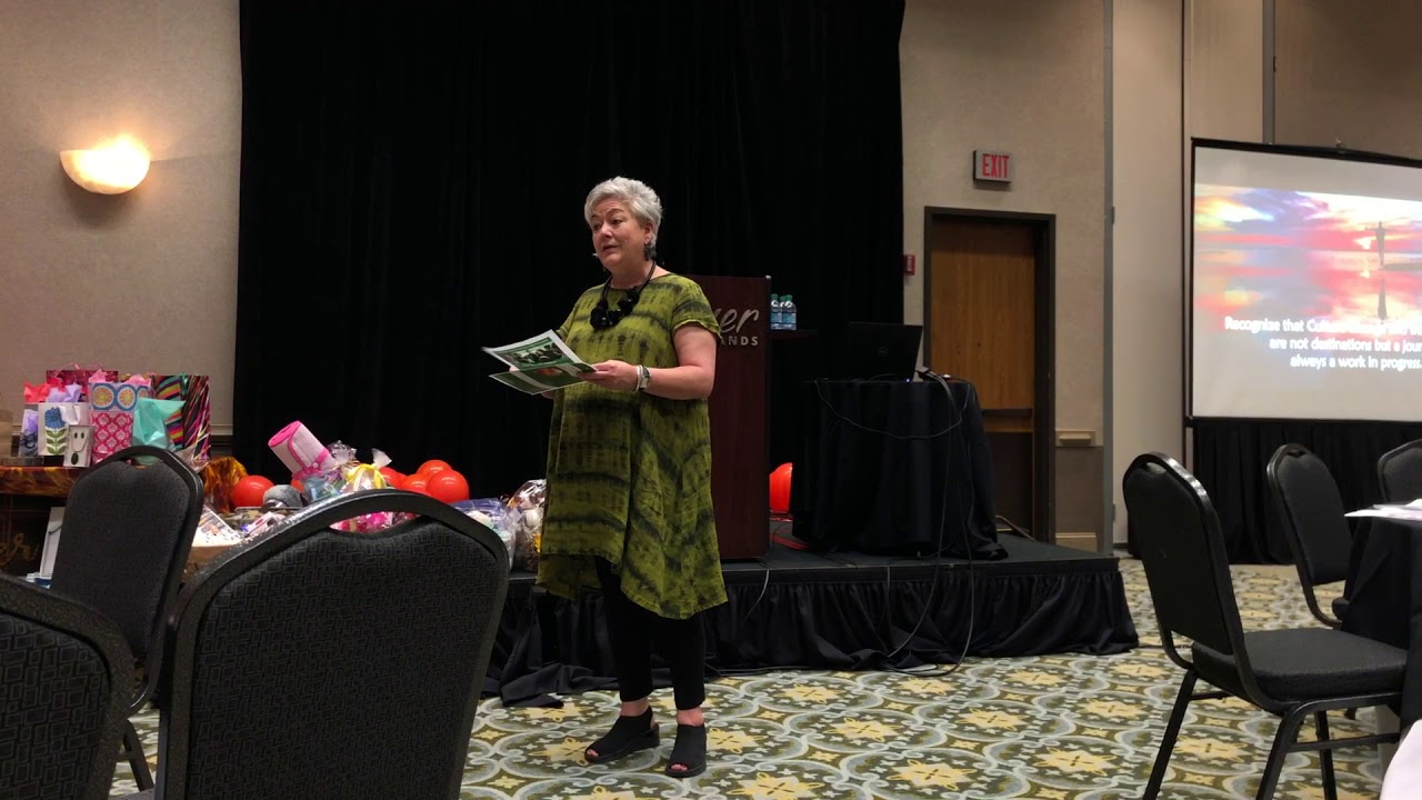 Co-Founder of CCNG Explaining Scholarship Opportunities for GA Nursing Home Staff