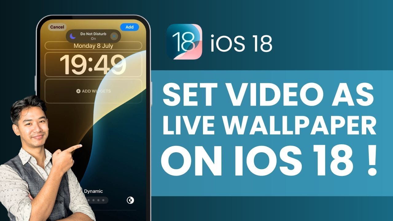How To Set Video as Live Wallpaper on iOS 18 - Quick Guide - YouTube