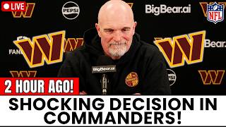 🚨 BREAKING! DAN QUINN ANNOUNCES SHOCKING DECISION! IT'S OFFICIAL! COMMANDERS NEWS