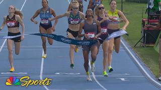 Nia Akins surges to women's 800m victory at USATF Outdoor National Championships | NBC Sports