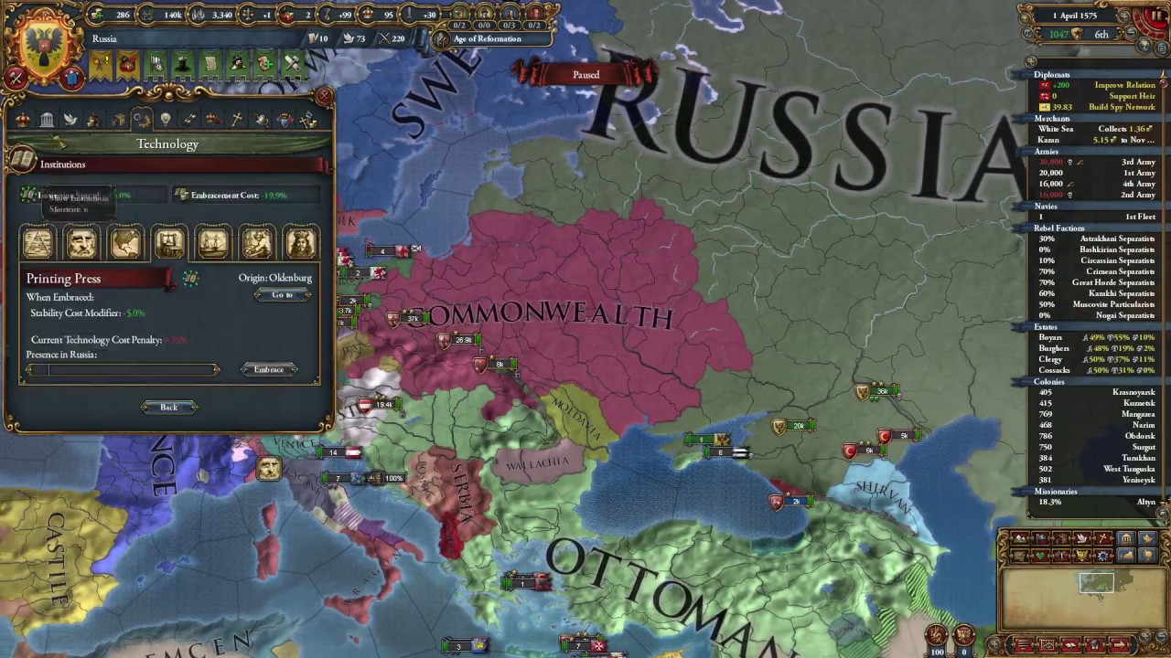 Eu4 Muscovy Ep.11 Control of Siberia! YouTube