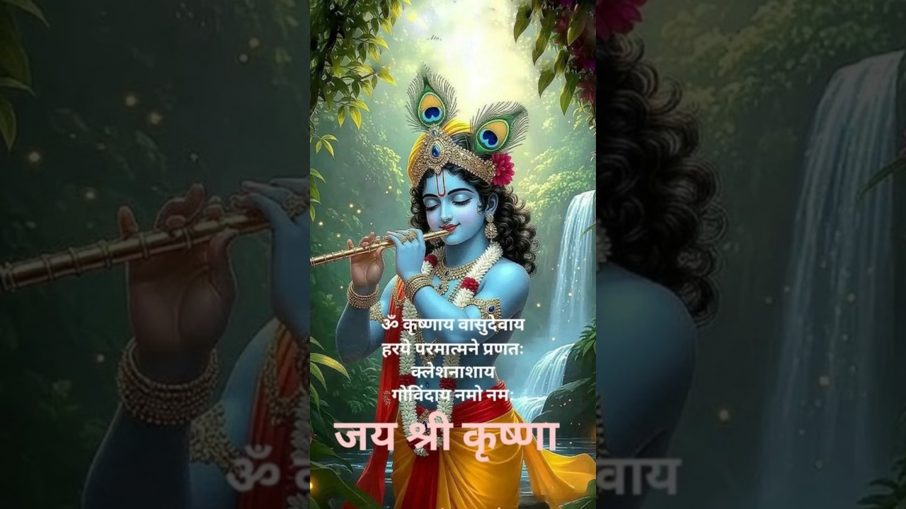 Powerful Krishna Mantra🌝🌚 - 🕉️      KRISHNAYA VASUDEVAYA 