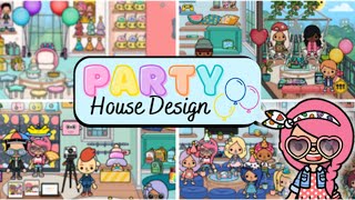 PARTY HOUSE DESIGN! | TOCA LIFE WORLD UPDATE! |Toca Boca