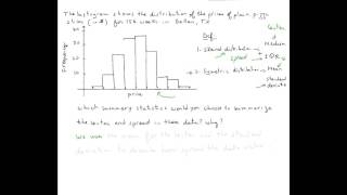 Summarizing the Center and Spread of Data #1