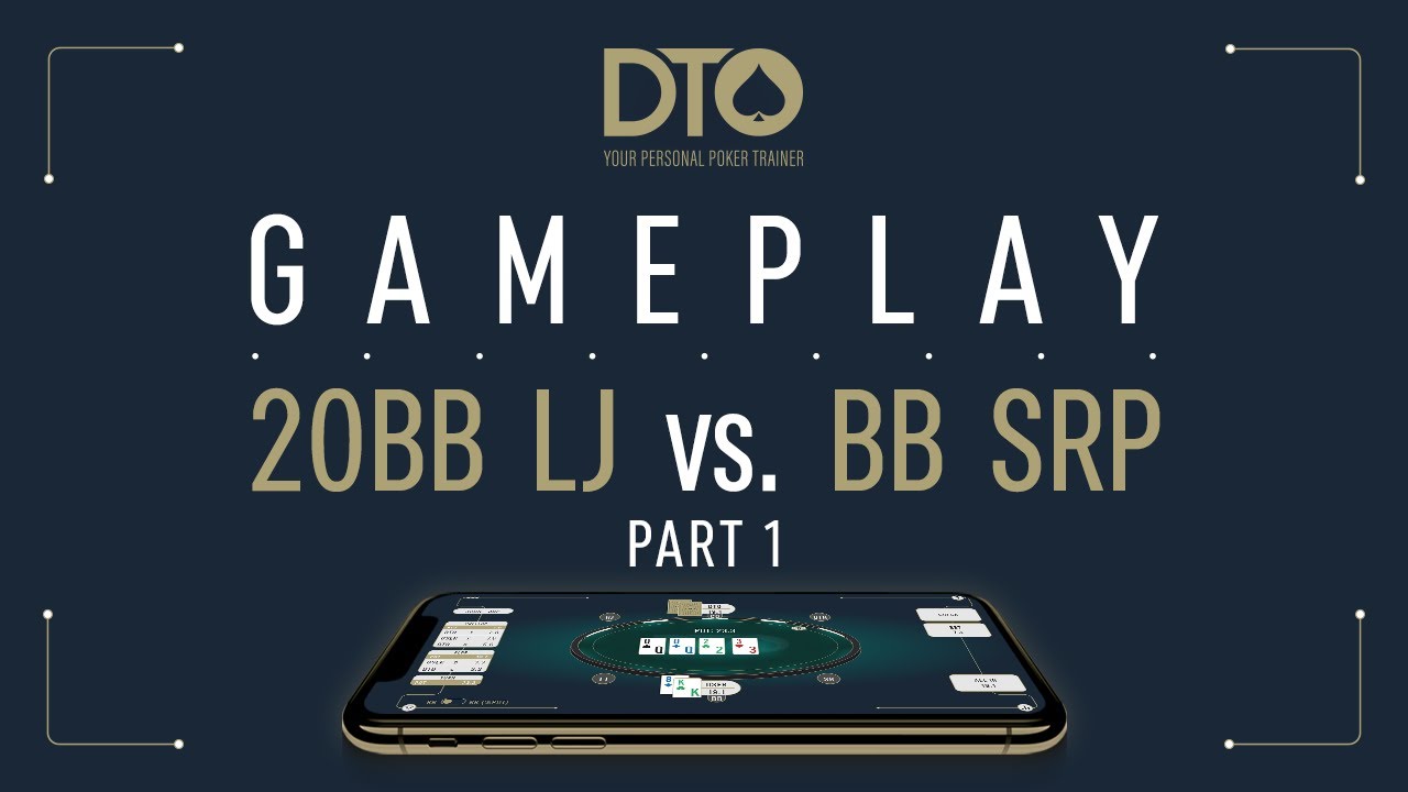 DTO Poker Gameplay ♤ 20BB LJ vs. BB SRP ♤ Part 1