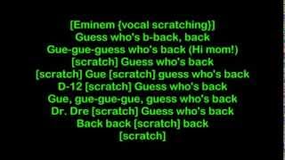 Eminem - Im Back [HQ Lyrics]