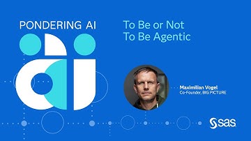 E80 | To Be or Not to Be Agentic with Maximilian Vogel | Pondering AI