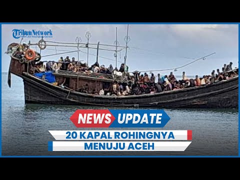 20 Kapal Pengungsi Rohingya Menuju Indonesia Angkut 3.000 Manusia Perahu