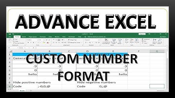 CUSTOM NUMBER FORMAT|ADVANCE EXCEL VIDEO|LEARN ADVANCE EXCEL IN HINDI