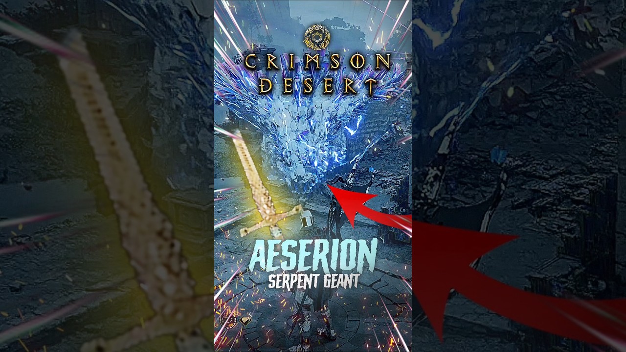 Comment Battre AÉSERION le Serpent Géant dans Crimson Desert ! Astuces