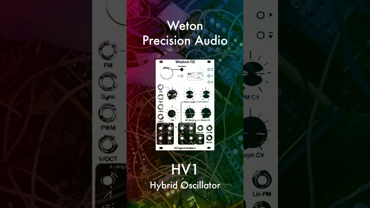 Regardez Weston Precision Audio: HV1 Hybrid Oscillator 🍜 #modularsynth #modularsynthesizer #euroracksynth sur YouTube Regardez Weston Precision Audio: HV1 Hybrid Oscillator 🍜 #modularsynth #modularsynthesizer #euroracksynth sur YouTube