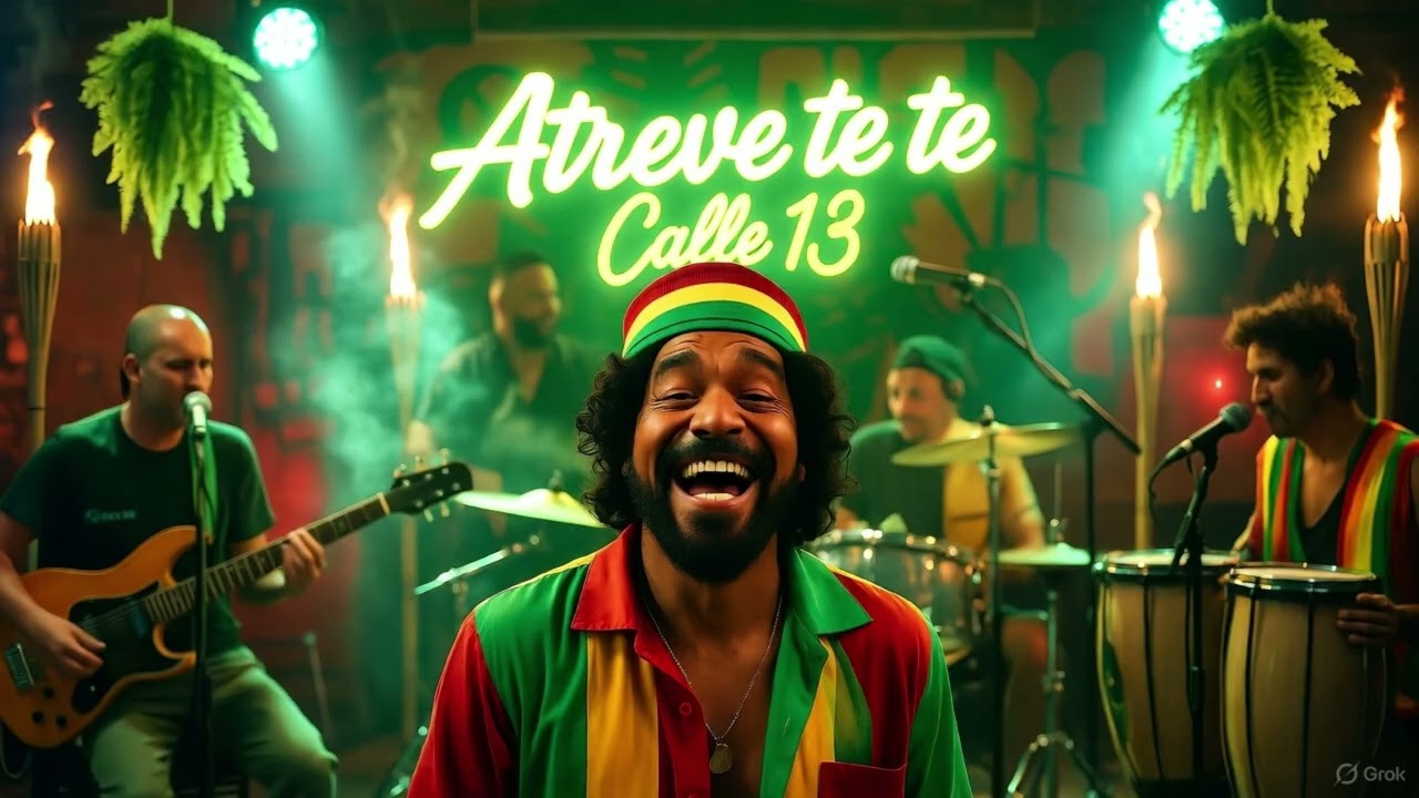 Calle 13 - Atrevete te te (1970's Reggae IA Cover) [MEJOR VERSION]
