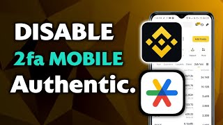 How To Disable Your 2fa Mobile Authentication In Binance Account