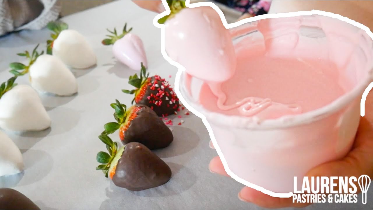 HOW TO MAKE CHOCOLATE COVERED STRAWBERRIES! *EASY*