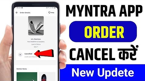myntra order cancel kaise kare | how to cancel myntra order after shipped 2025 | New Updete