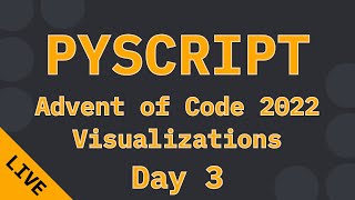 PyScript: Advent of Code Visualizations (Day 3)
