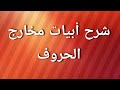 تجويد شرح أبيات مخارج الحروف 