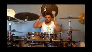 Video thumbnail of "Charly Soto 180 Grados Porque Fingir Drum Playtrough"