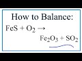 Balancing Chemical Equations Concepts