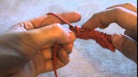 Tunisian Crochet Twisted Simple Stitch