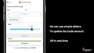 MATRIXX Digital Commerce - Asset Exchange Demo