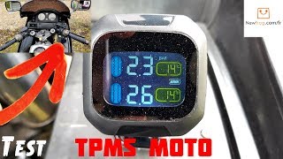 Test Fini la galère du contrôle de la pression des pneus moto TPMS moto  