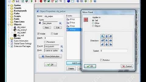 Game Maker Tutorial 2 - Top down movement For Plane - Game Maker 8 tutorials for beginners