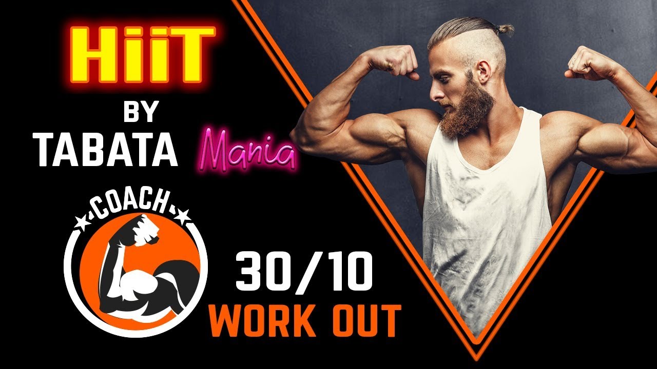 TABATA 30/10 - HiiT Workout music w/ TIMER - NEFFEX ft TABATAMANIA hiit con pesas