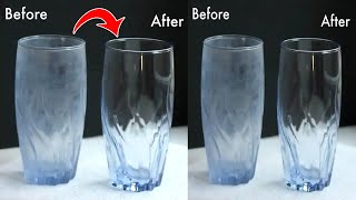 With THIS trick you get cloudy glasses clear again 💥 In 15 seconds 🤯 MAKE GLASSES SPARKLING CLEAN AG screenshot 4