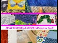 FAST -or- SLOW | QUILT SANDWICH | Finishing Your Quilt | Downsized sewing space | Downsized Quilting