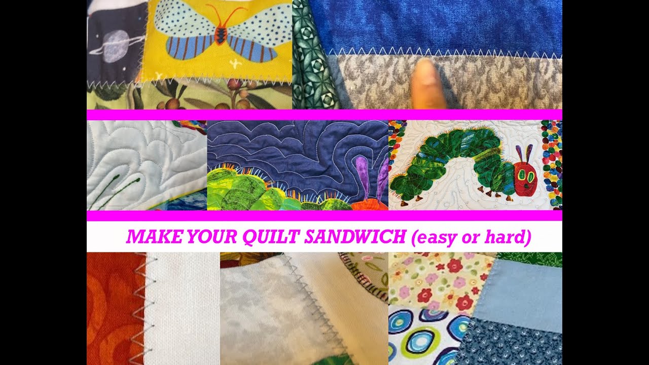 FAST or SLOW QUILT SANDWICH Finishing Your Quilt Downsized