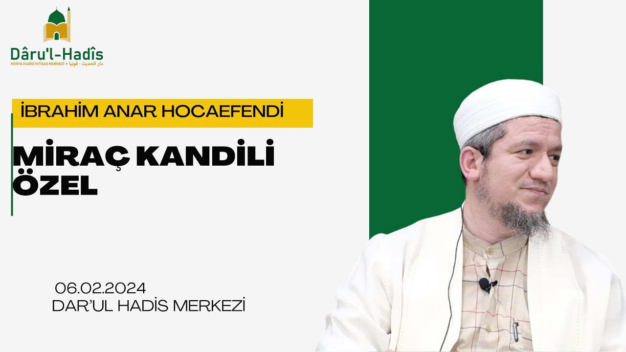 Miraç Kandili Özel | İbrahim Anar Hocaefendi | Canlı Sohbeti