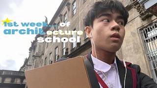 an architecture student’s *true* first week | (yu.log)
