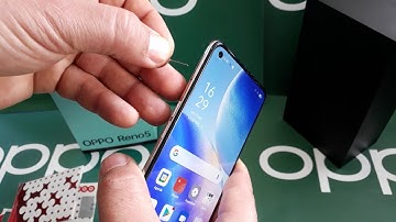 How to put a Sim card and card memory in OPPO Reno 5