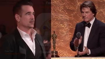Colin Farrell Reluctantly Stands Up During Tom Cruise