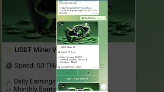 NEW USDT Mining Bot Telegram | #Usdt #Mining #Bot