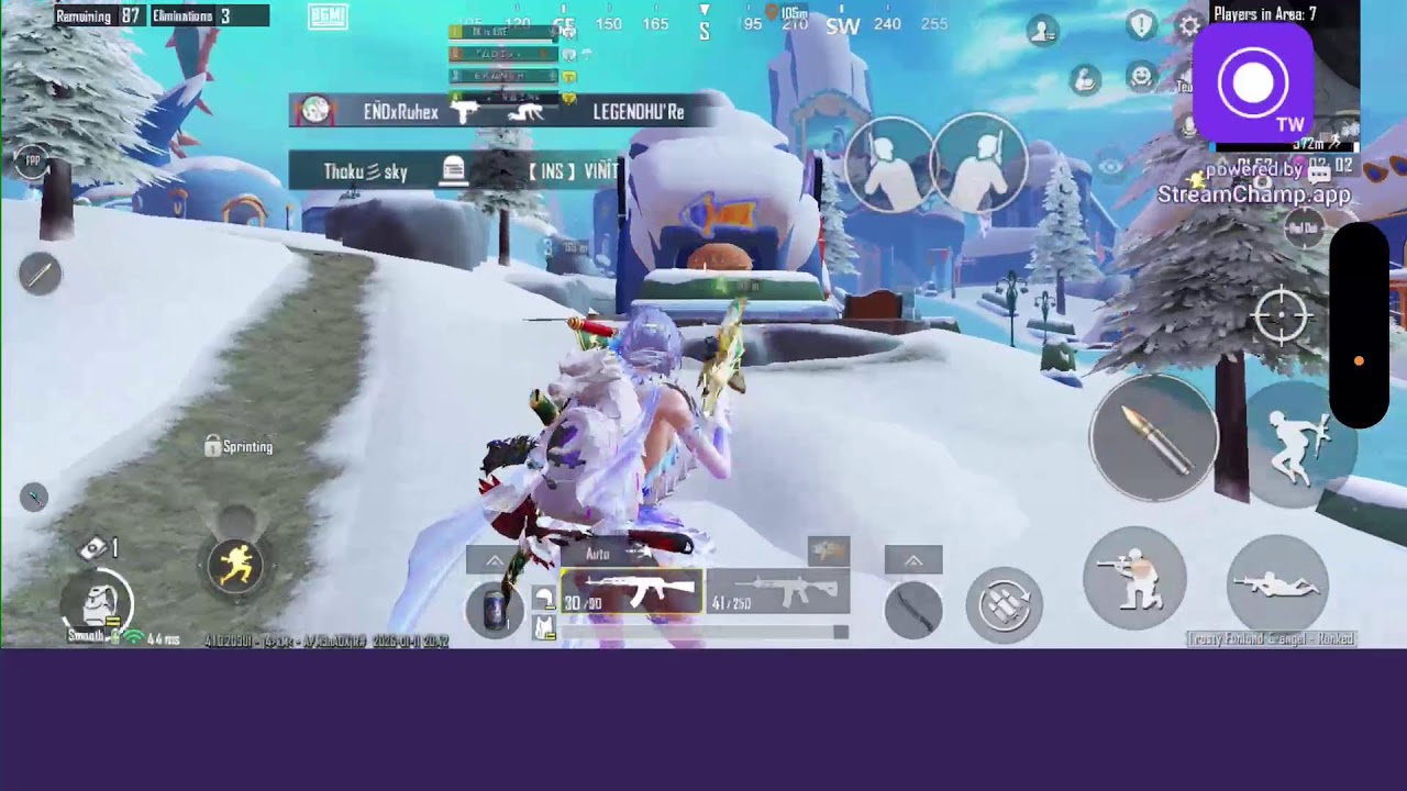 Broadcast powered by StreamChamp