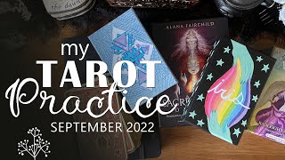 My Tarot Practice in September | Deck Reviews & Tarot Journal (2022)