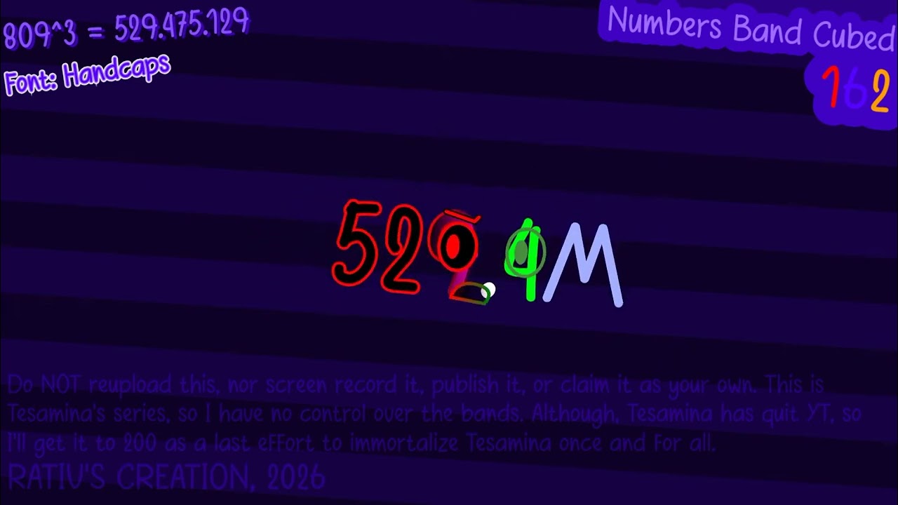 テンカウント Numbers Band Cubed 162 - Universe Surfathon - YouTube