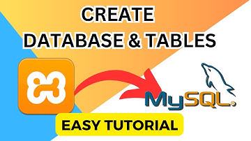 How to create a Database and Tables in XAMPP MySQL (2023 Update)
