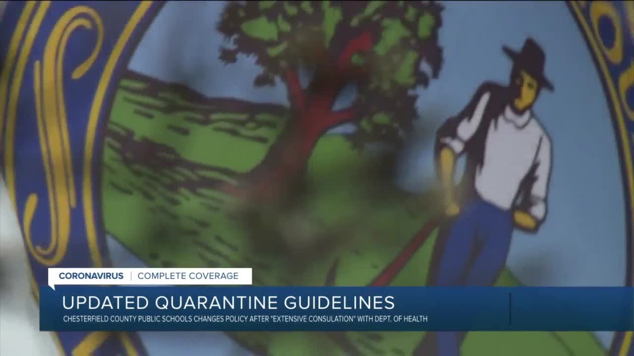 Chesterfield Schools change COVID quarantine guidelines - YouTube