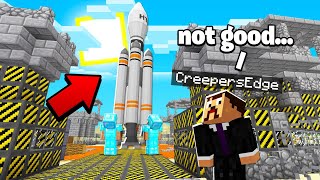raiding a Minecraft base but one small error can make it go BOOM