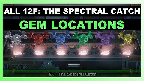 12F : The Spectral Catch - ALL GEM LOCATIONS - Luigi