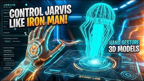 Jarvis 3D Hand Gesture Control (become Iron Man)