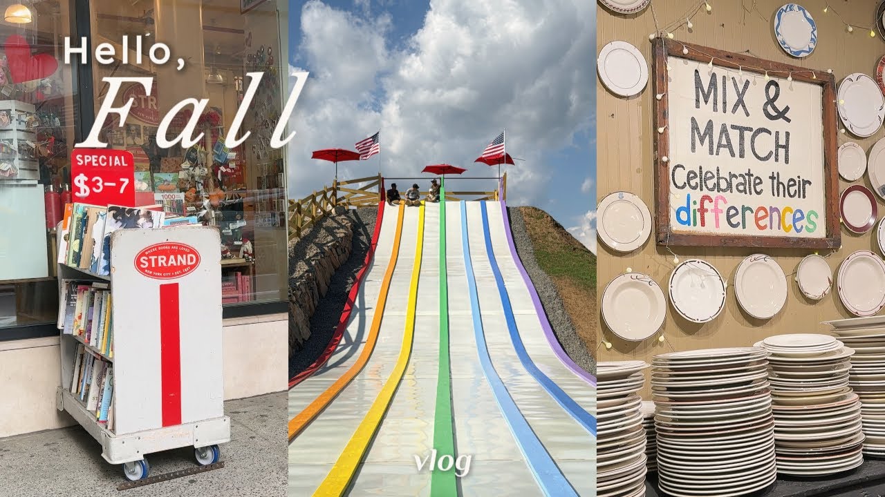 🍂Весёлый осенний фестиваль в Нью-Джерси ✦ Послеобеденное время в Нью-Йорке📖🍜| Vlog из США
