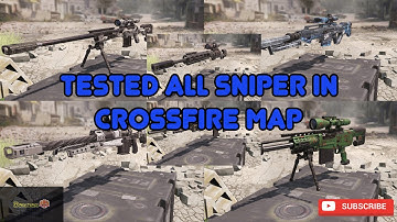 Testing all sniper in crossfire map in cod mobile emulator