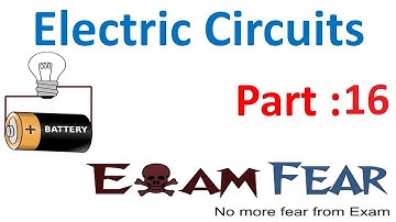Physics Electric Circuits part 16 (Numerials: Kirchhoff law) CBSE class 12